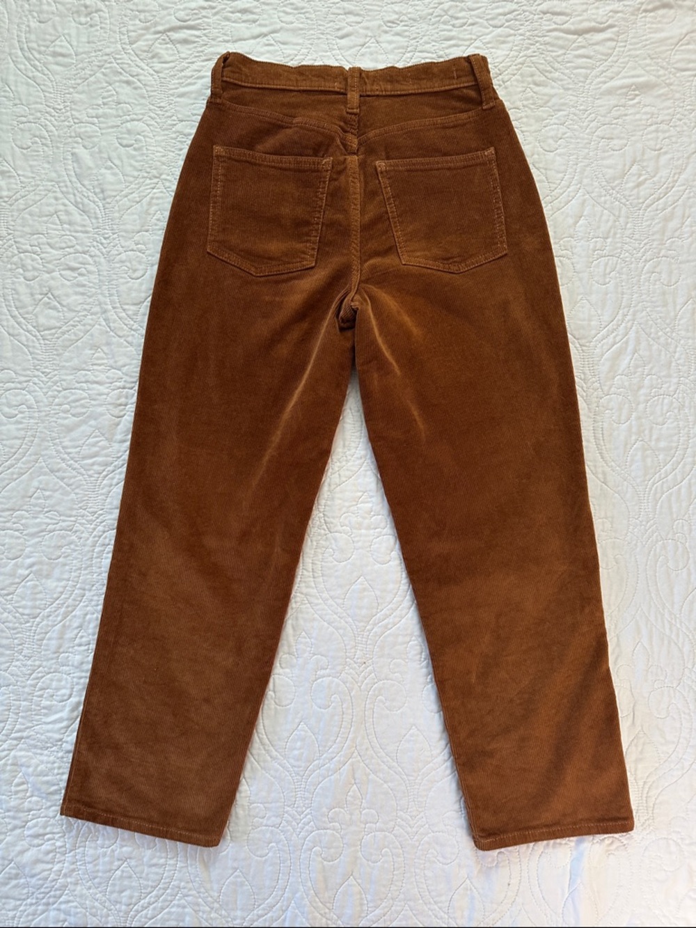 Universal Thread Rust Brown Corduroy Vintage Straight Pants size 0/25R - Picture 6 of 9